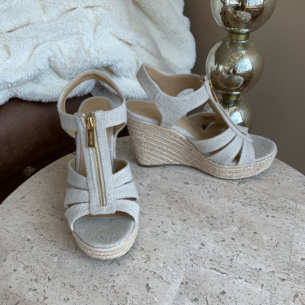 Michael Kors Cream Wedge